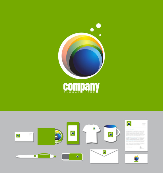 Logo dell'azienda cerchio astratto
   - Vettoriali, immagini