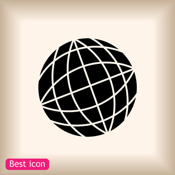  Globe earth icon - Vektor, kép