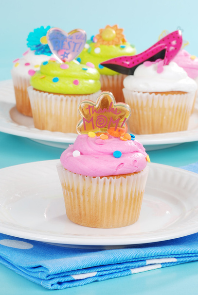 Special cupcakes for mothers day - Zdjęcie, obraz