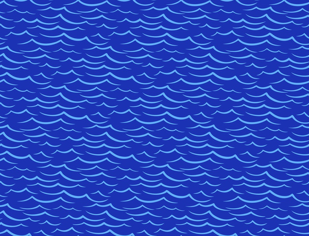 Seamless background with sea wave.  - Vector, Image