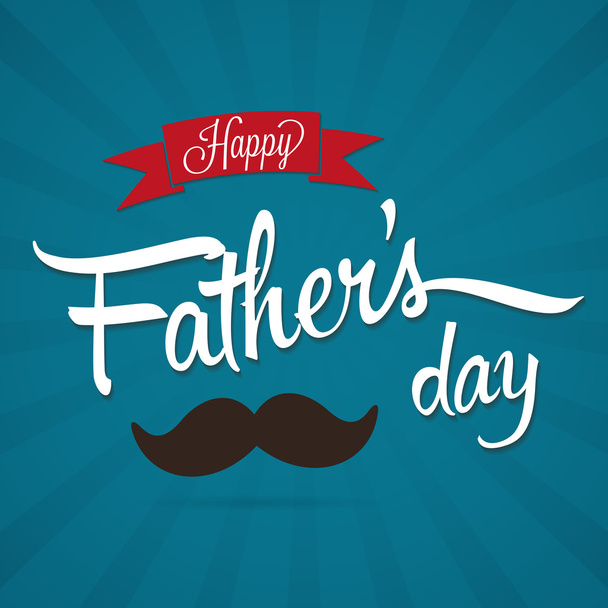 Happy Fathers Day - Vektör, Görsel