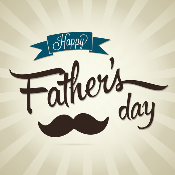 Happy Fathers Day - Vektör, Görsel