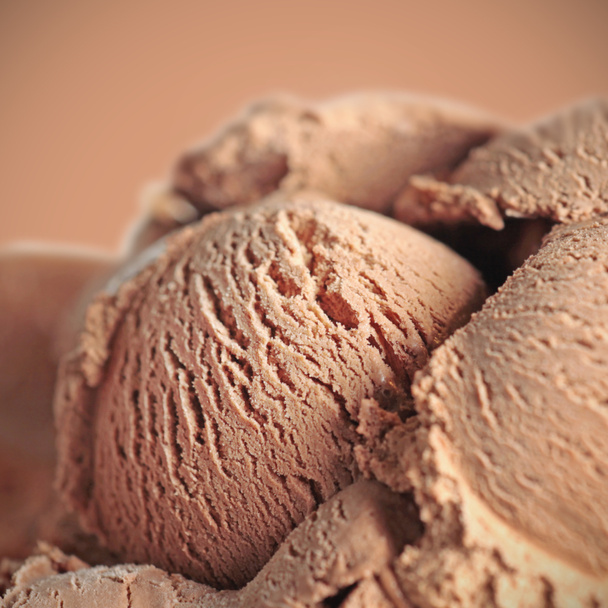 Chocolate ice cream - Фото, изображение