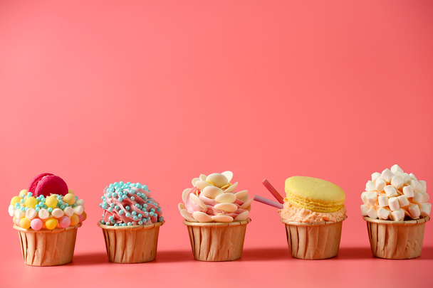 Tasty delicious cupcakes - Photo, Image