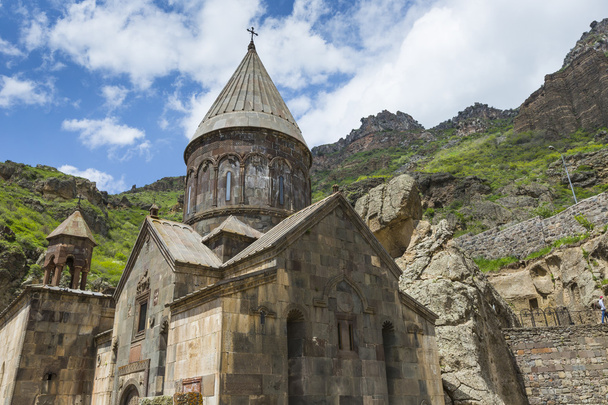 Monastery of Geghard, unique architectural construction in the K - Foto, imagen