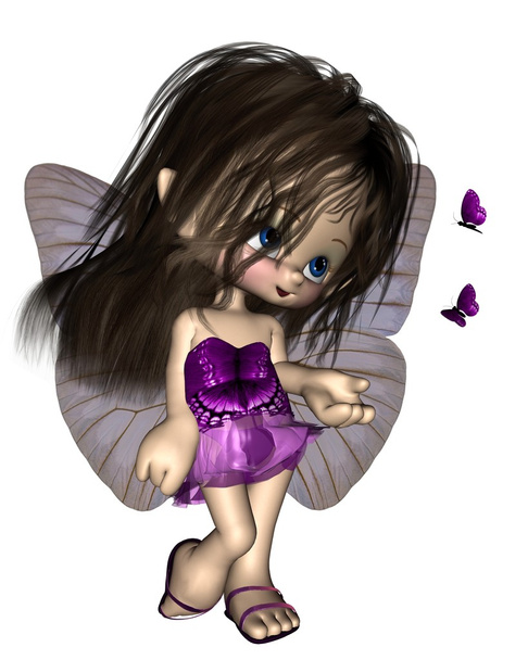 Toon papillon fée - Violet
 - Photo, image