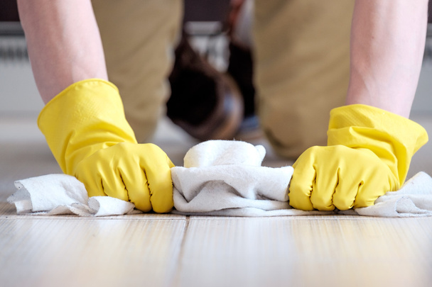 Mopping the floor - Фото, изображение