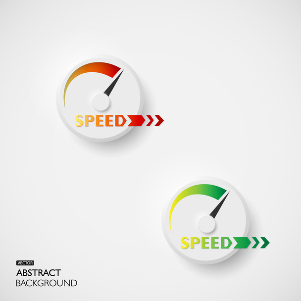 internet silhouette.abstract symbol of speed logo design.vector icon - Vector, Image