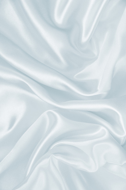 Smooth elegant grey silk or satin texture as background - Foto, imagen