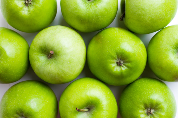 Groene appels achtergrond - Foto, afbeelding