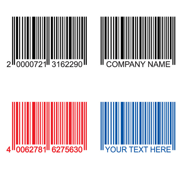 gekleurde streepjescodes - Vector, afbeelding