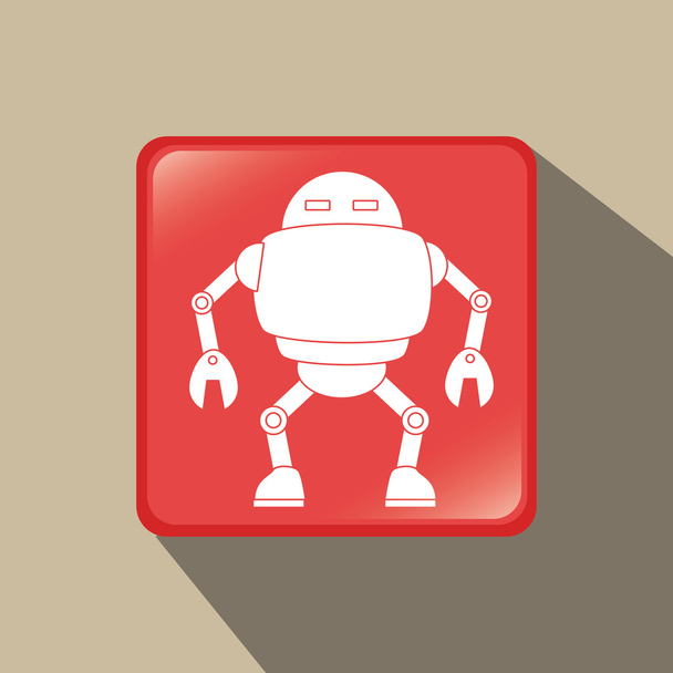 Робот icon дизайн
 - Вектор, зображення