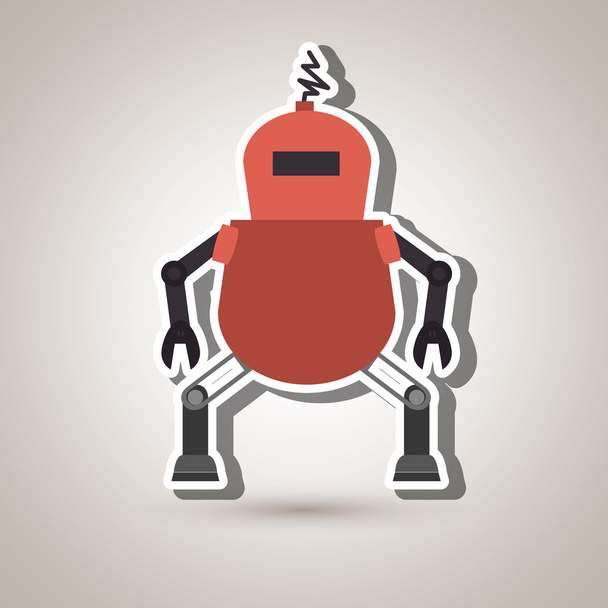 Робот icon дизайн
 - Вектор, зображення