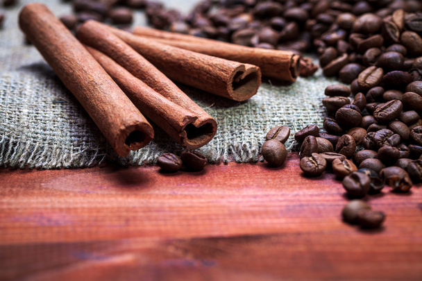 Coffee beans on background - Фото, изображение