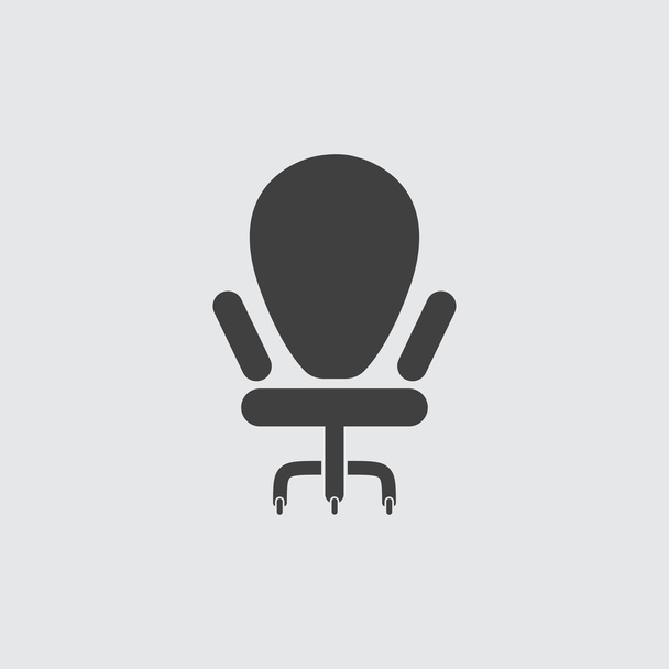 Office chair icon illustration - Vector, afbeelding
