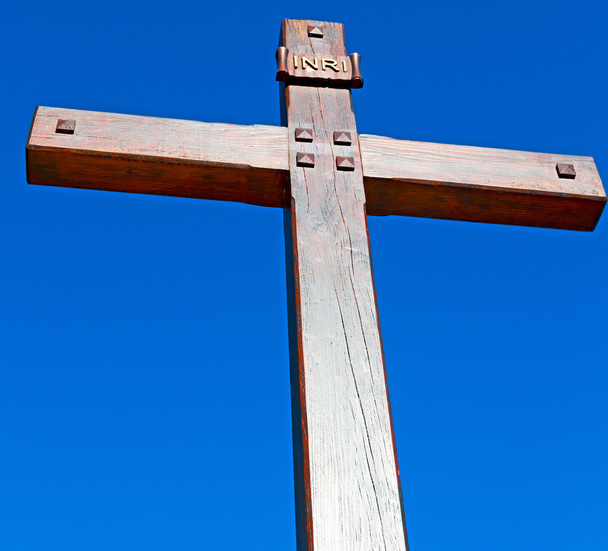  Katholieke abstract Heilige Kruis in Italië Europa en de hemel - Foto, afbeelding