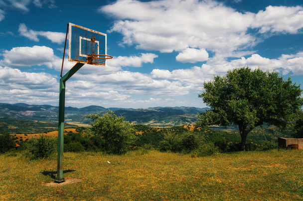 Campo da basket nel monastero di Meteora
 - Foto, immagini