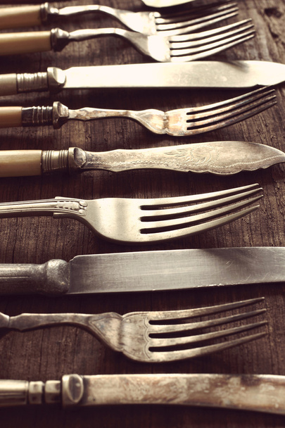 Vintage Knives and Forks - Photo, Image