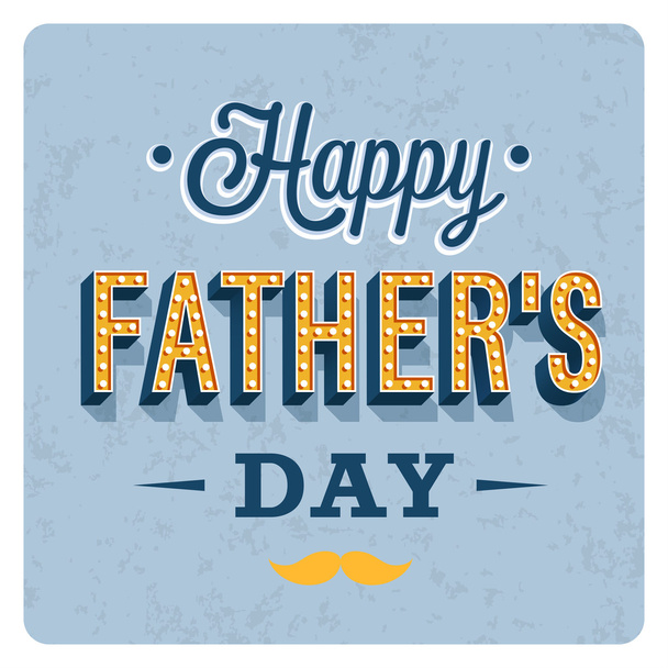 Happy Father's Day. - Vector, Image