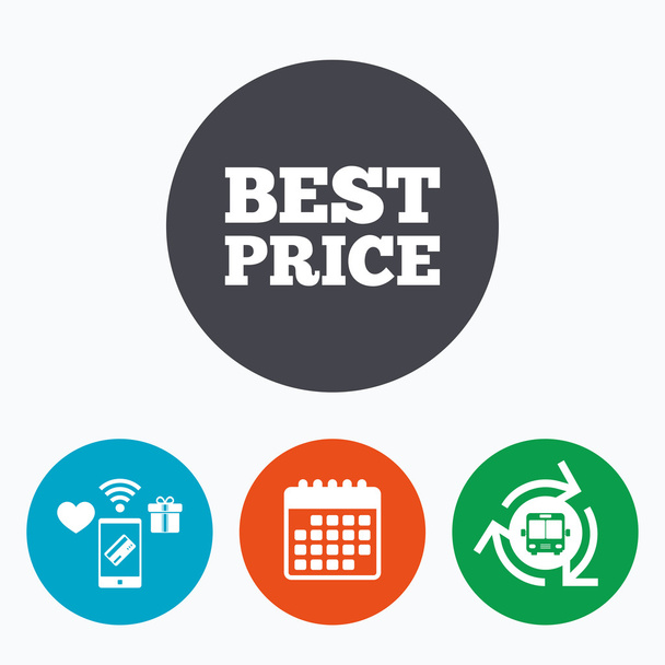 Best price sign icon. Special offer symbol. - Vecteur, image