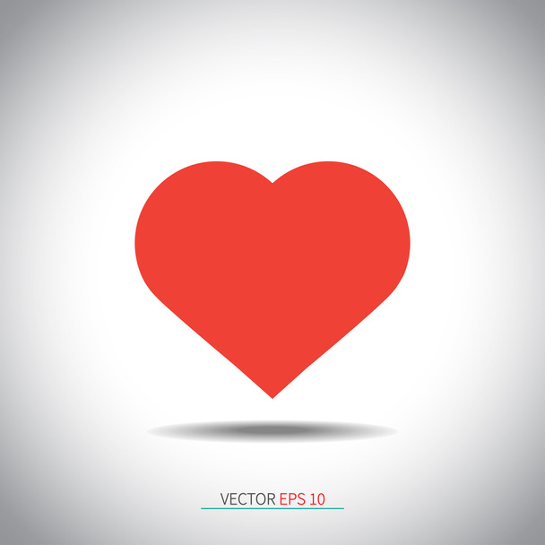 Heart love icon. - Vector, Image