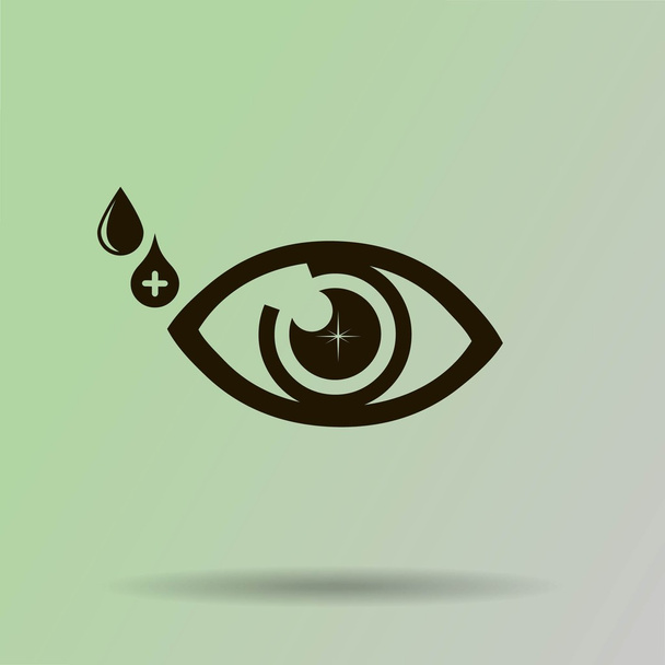ícone de olho Símbolo
  - Vetor, Imagem