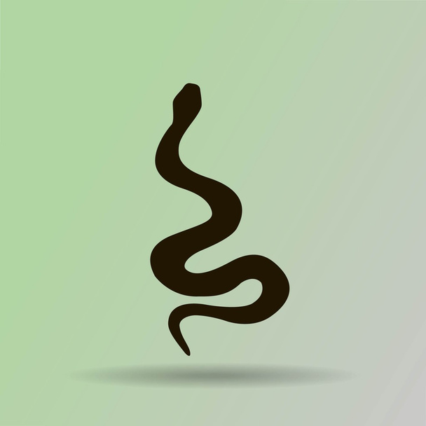 Snake symbol ikonę  - Wektor, obraz