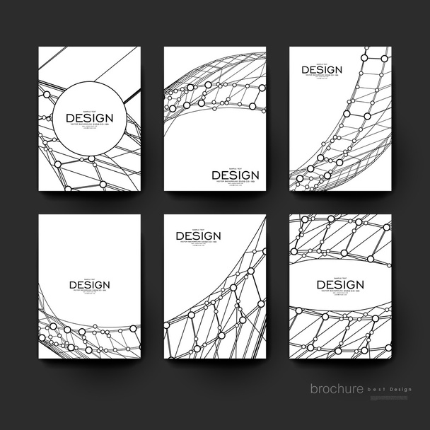 abstract background vector brochure template. Flyer Layout - Vector, Image