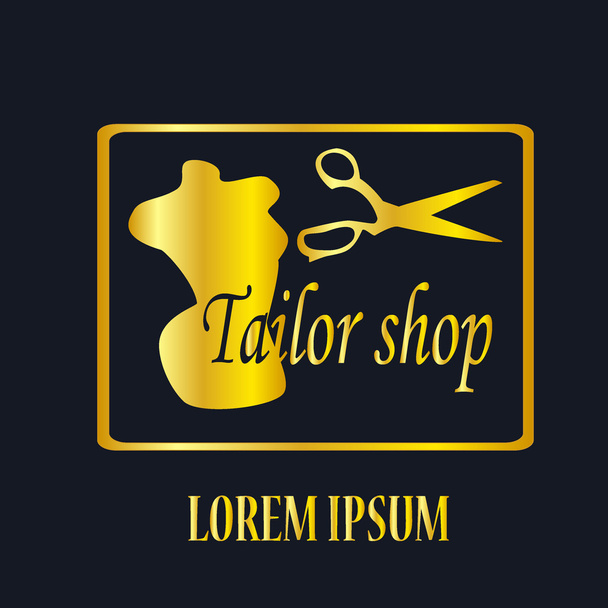 emblems for a tailor shop - Vector, Image