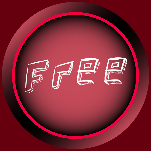Icono rojo libre
 - Vector, imagen