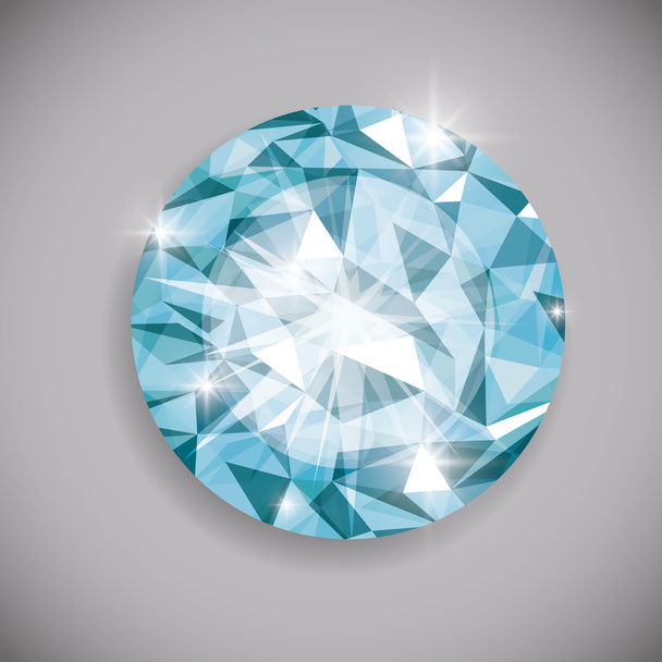 Diamant-Symbol. Elegantes Konzept. Schmuckdesign - Vektor, Bild