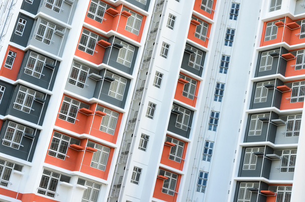 Hong Kong új állami lakások, ház, mint a kis blokk - Fotó, kép