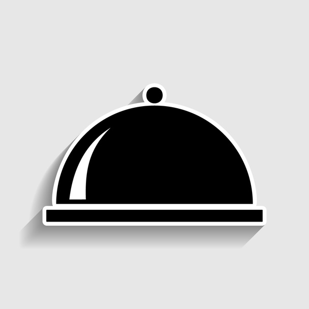 Server sign. Sticker style icon - Vector, Image