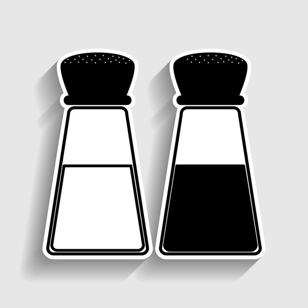 Соль и перец
 - Вектор,изображение