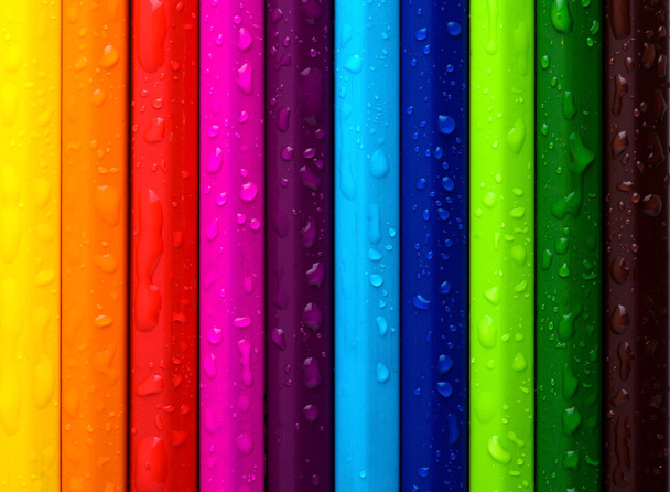 Wet Crayons textura
 - Foto, Imagem