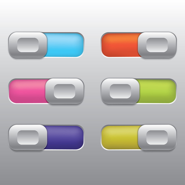 The buttons for media player - Vetor, Imagem