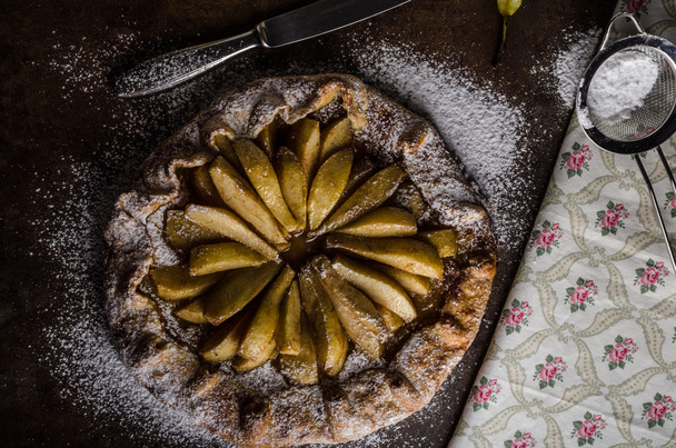 Sweet pear pie - Foto, afbeelding