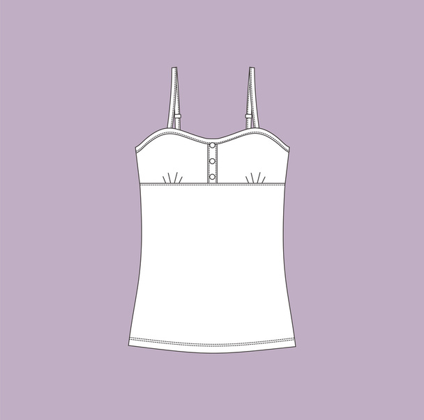  homewear. casual. women's clothing. top. shirt. summer blouse. - Вектор,изображение