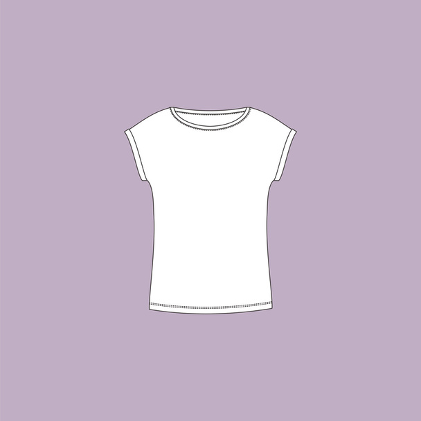  homewear. casual. women's clothing. top. shirt. summer blouse. - Vektor, kép