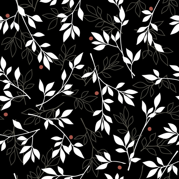Leaf illustration pattern - Vector, Image