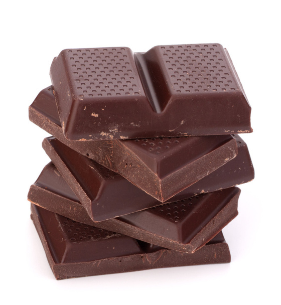 Chocolate bars stack - Photo, Image