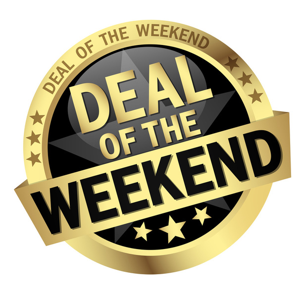 Button Deal of the weekend - Vector, Image