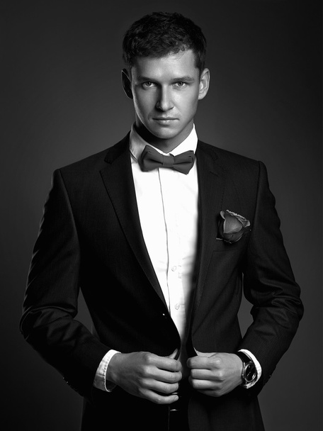  Handsome man in suit - Foto, immagini