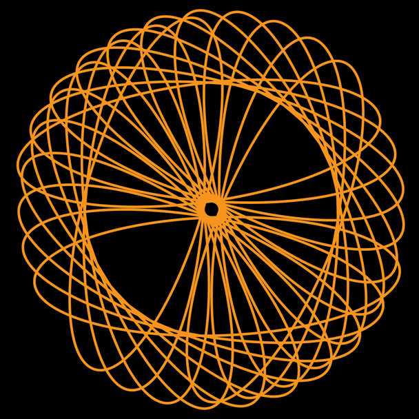 Geometric circular pattern - Vector, Image