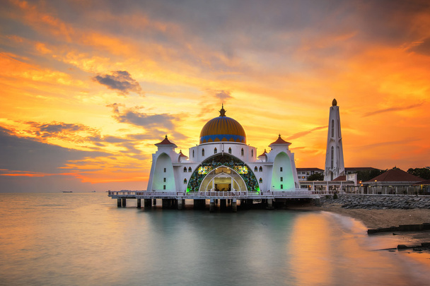 Malacca-szorosba Mosque - Fotó, kép