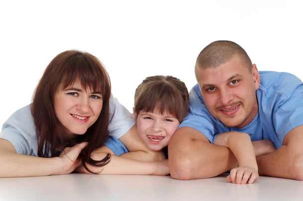 Kaunis perhe koostuu kolmesta hölmö noin
 - Valokuva, kuva