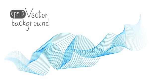 Fondo de onda abstracto - Vector, Imagen