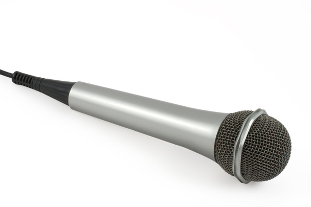 Microphone On A White Background - Zdjęcie, obraz