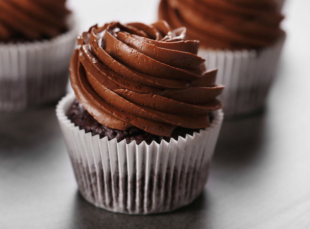 Beautiful chocolate cupcakes    - Foto, Imagen