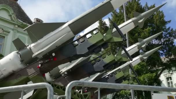 Missiles for defense against attacks from the air - Footage, Video